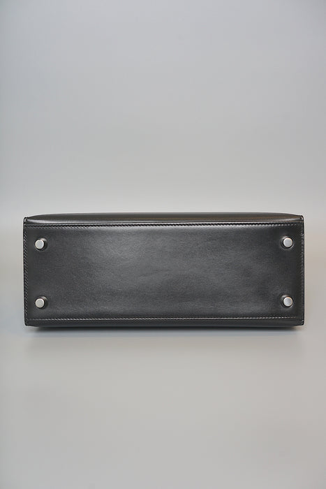 Hermes Kelly 25 Sellier in Black Box Phw