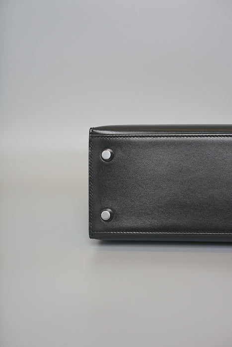 Hermes Kelly 25 Sellier in Black Box Phw