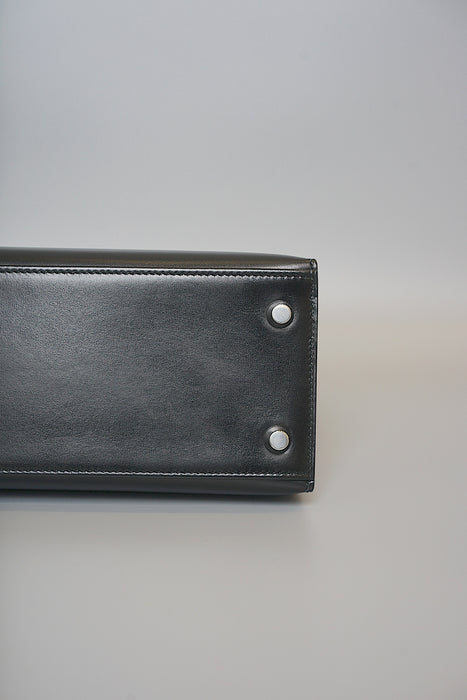Hermes Kelly 25 Sellier in Black Box Phw