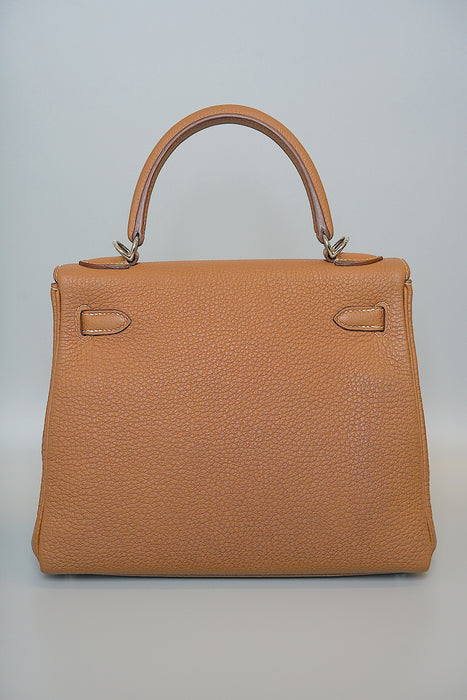 Hermes Kelly 25 in Gold Togo Phw (Brand New)