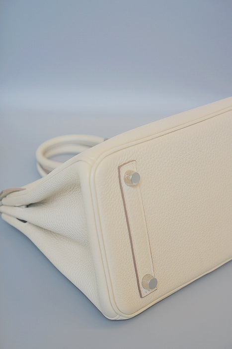 Hermes Birkin 25 Sellier in Craie Togo Phw