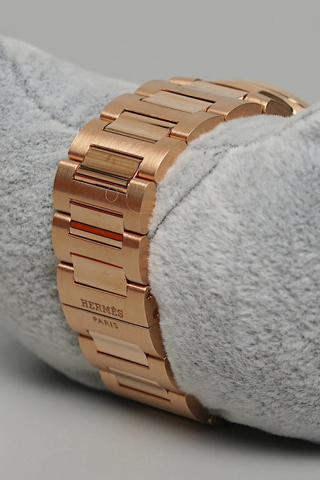Hermes Cut Le Temps Suspendu watch, Large model, 39 mm in Rose Gold (Brand New)