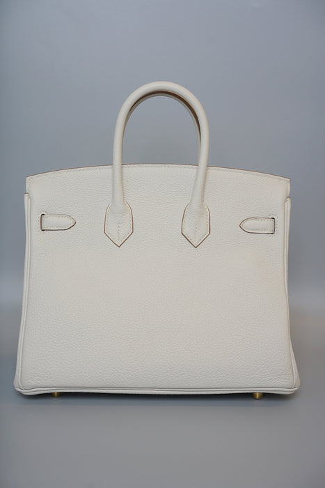Hermes Birkin 25  in Gris Pale Togo Ghw