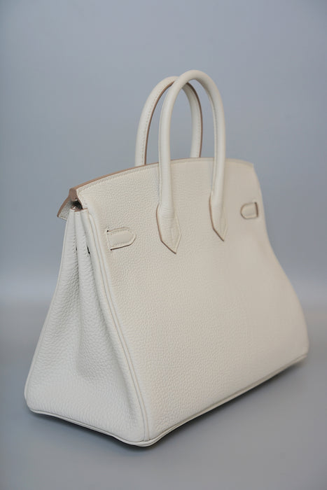 Hermes Birkin 25  in Gris Pale Togo Ghw