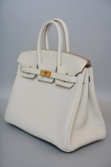 Hermes Birkin 25  in Gris Pale Togo Ghw
