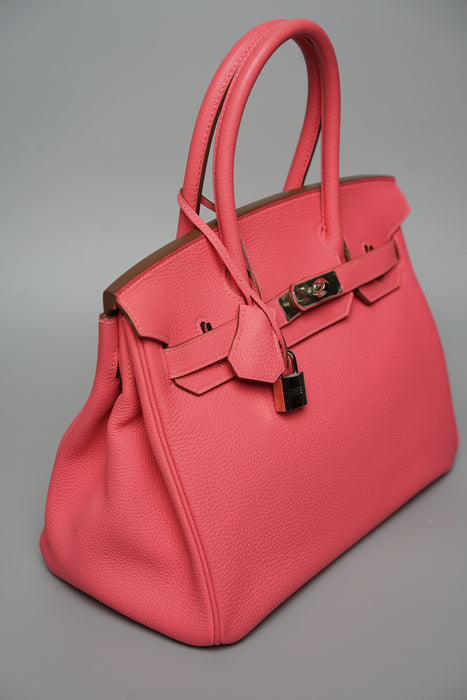 Hermes Birkin 30 in Rose Lipstick Togo Phw