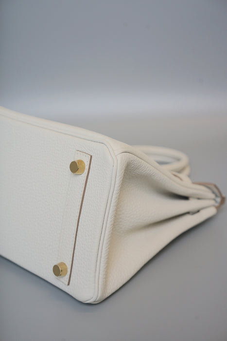 Hermes Birkin 25  in Gris Pale Togo Ghw