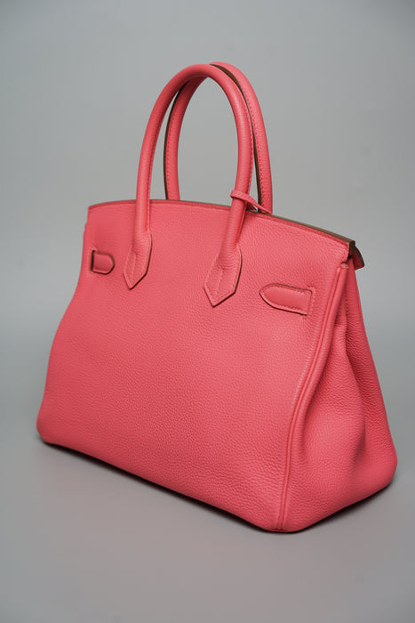 Hermes Birkin 30 in Rose Lipstick Togo Phw