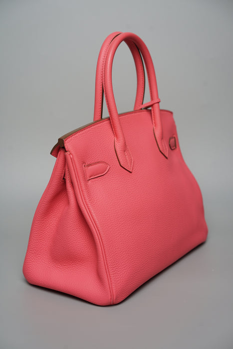 Hermes Birkin 30 in Rose Lipstick Togo Phw