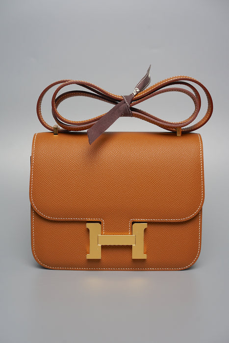 Hermes Constance 18 in Gold Epsom Ghw (Brand New)