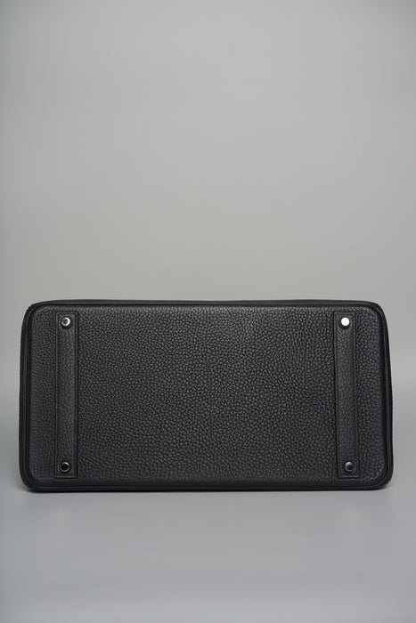Hermes Birkin 40 in Black Clemence Phw