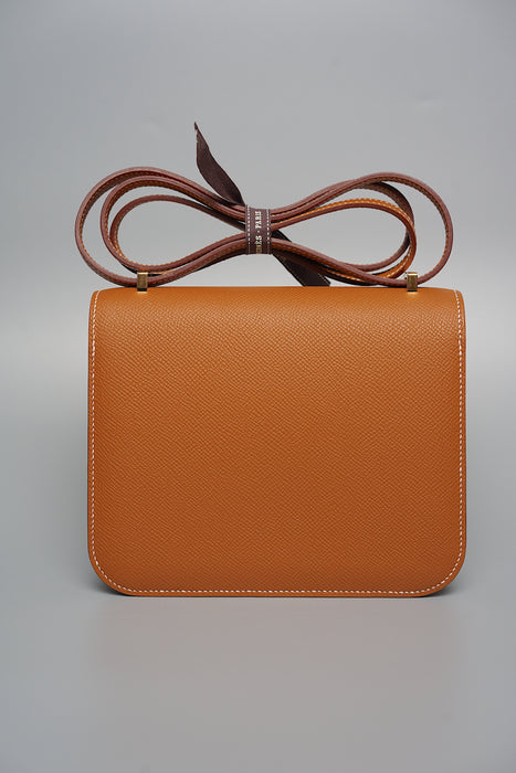 Hermes Constance 18 in Gold Epsom Ghw (Brand New)