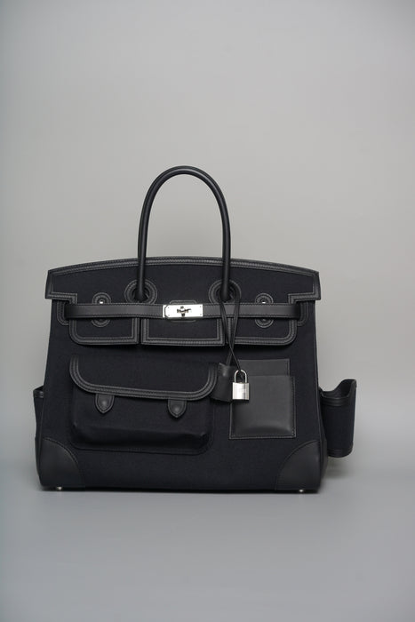 Hermes Birkin 35 Cargo in Black Phw (Brand New)