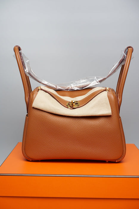 Hermes Lindy 26 in Gold Ghw (Brand New)