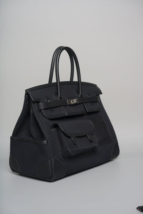 Hermes Birkin 35 Cargo in Black Phw (Brand New)