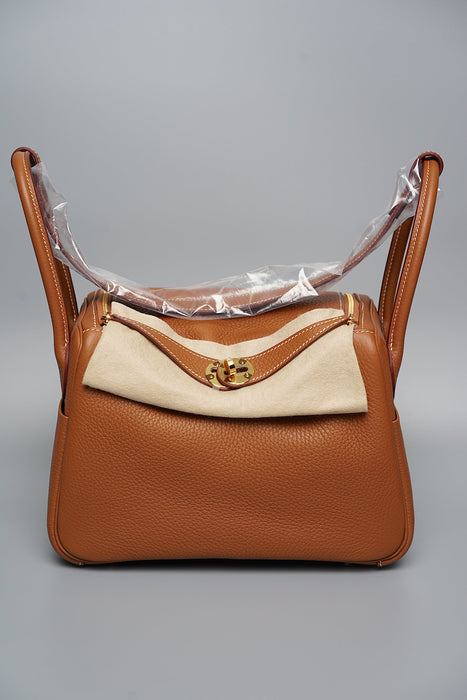 Hermes Lindy 26 in Gold Ghw (Brand New)