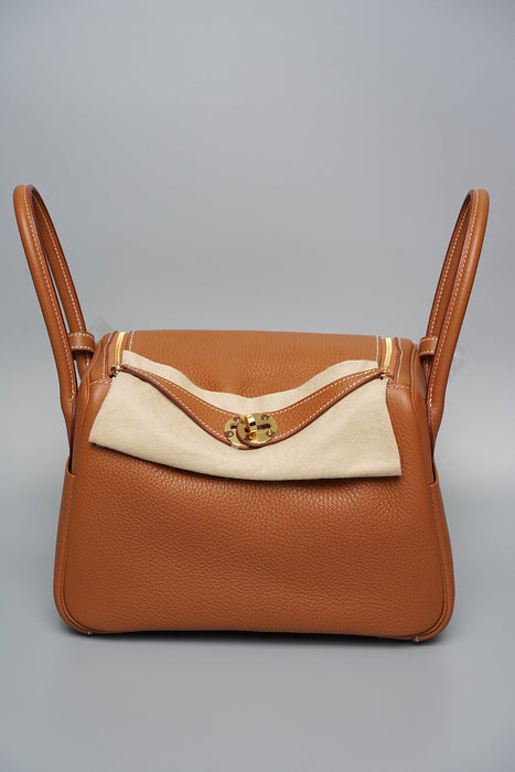 Hermes Lindy 26 in Gold Ghw (Brand New)