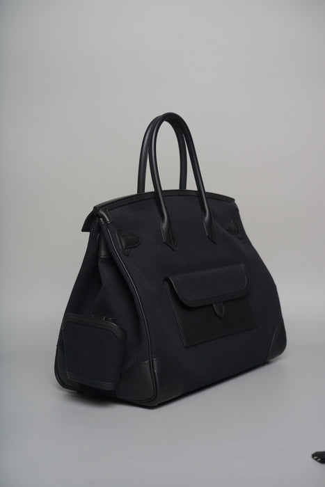 Hermes Birkin 35 Cargo in Black Phw (Brand New)