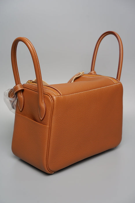 Hermes Lindy 26 in Gold Ghw (Brand New)