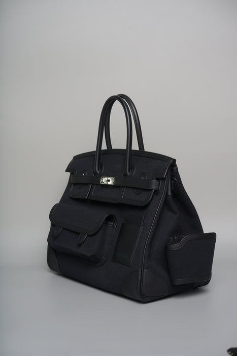 Hermes Birkin 35 Cargo in Black Phw (Brand New)