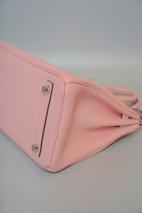Hermes Birkin 25 in Rose Sakura swift Phw (Brand New)