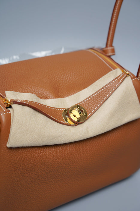 Hermes Lindy 26 in Gold Ghw (Brand New)