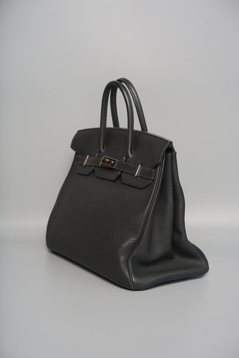 Hermes Hac 32 in Black Togo Phw