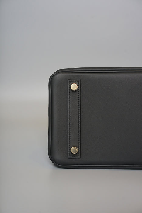 Hermes Birkin 25 Touch in Black Volupto / Lizard Ghw (Brand New)