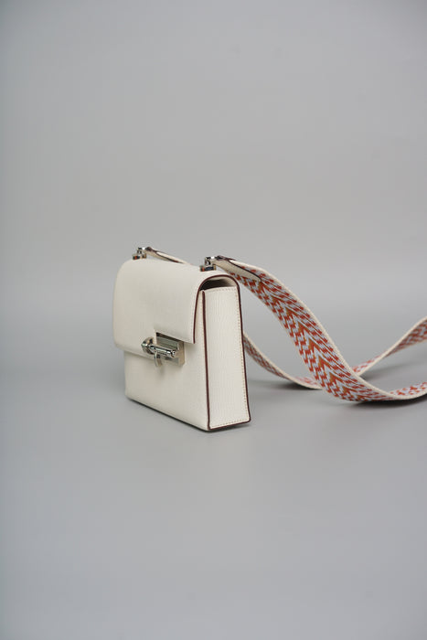 Hermes Mini Verrou in Nata Chevre Phw
