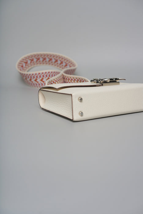 Hermes Mini Verrou in Nata Chevre Phw