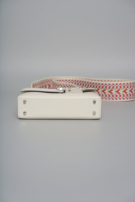 Hermes Mini Verrou in Nata Chevre Phw