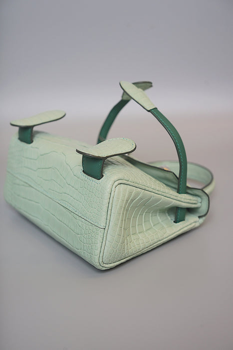 Hermes Kelly Dole in Vert Peppermint Matte Alligator Phw (Brand New)