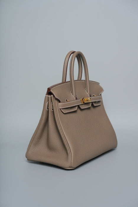 Hermes Birkin 25 in Etoupe Togo Ghw (Brand New)