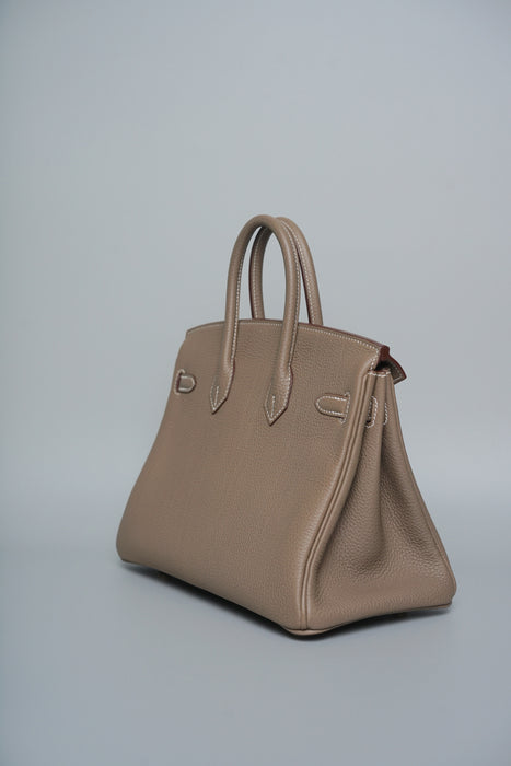 Hermes Birkin 25 in Etoupe Togo Ghw (Brand New)
