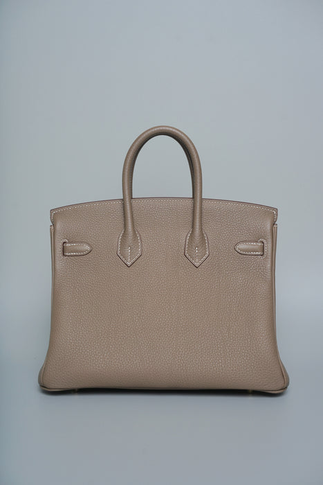 Hermes Birkin 25 in Etoupe Togo Ghw (Brand New)