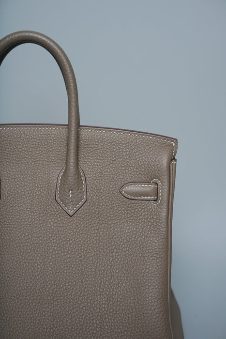 Hermes Birkin 25 in Etoupe Togo Ghw (Brand New)
