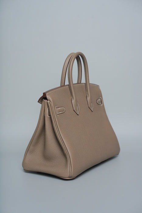 Hermes Birkin 25 in Etoupe Togo Ghw (Brand New)