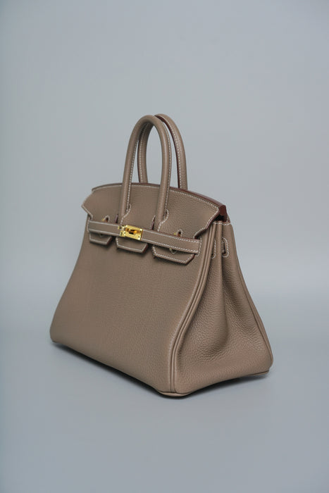 Hermes Birkin 25 in Etoupe Togo Ghw (Brand New)