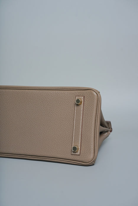 Hermes Birkin 25 in Etoupe Togo Ghw (Brand New)