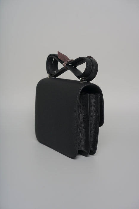 Hermes Constance 18 in Black Epsom Phw (Brand New)