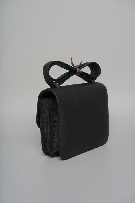 Hermes Constance 18 in Black Epsom Phw (Brand New)