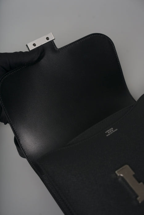Hermes Constance 18 in Black Epsom Phw (Brand New)