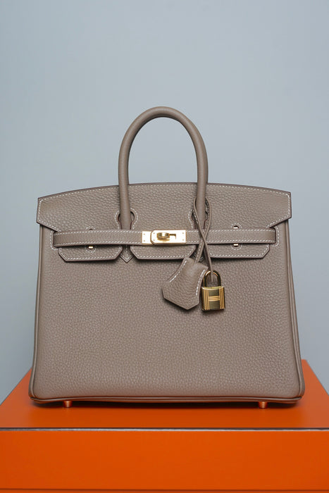 Hermes Birkin 25 in Etoupe Togo Ghw
