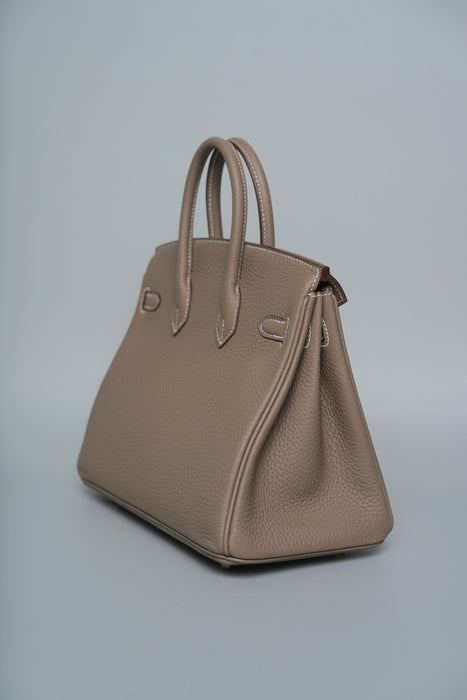 Hermes Birkin 25 in Etoupe Togo Ghw