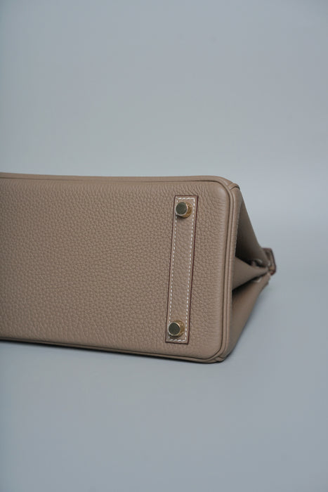 Hermes Birkin 25 in Etoupe Togo Ghw