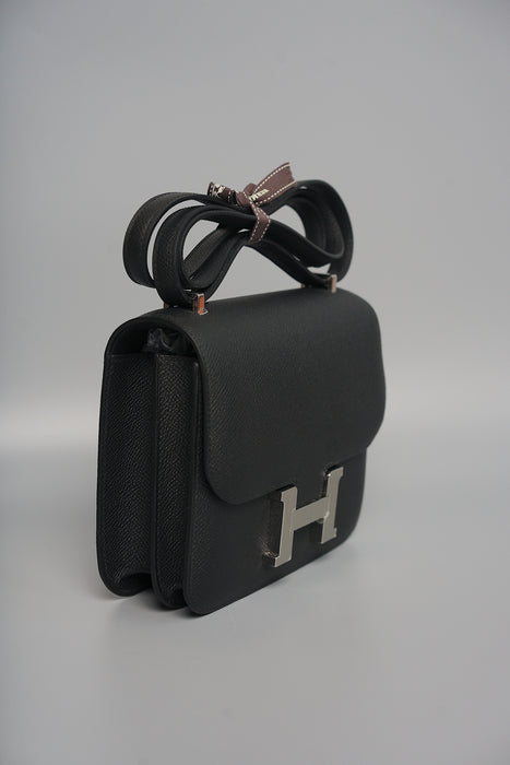 Hermes Constance 18 in Black Phw (Brand New)