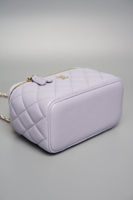 Chanel Top Handle Vanity in Lilac (Brand New)