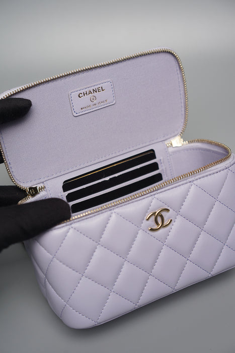 Chanel Top Handle Vanity in Lilac (Brand New)