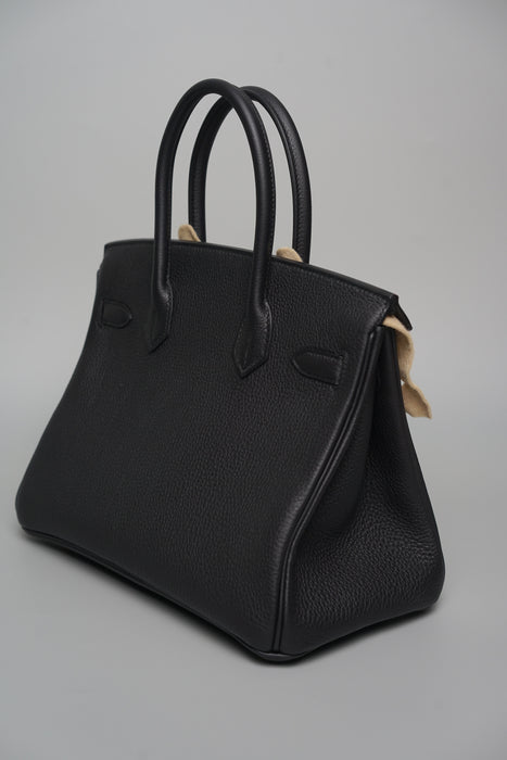 Hermes Birkin 30 in Black Togo Ghw (Brand New)