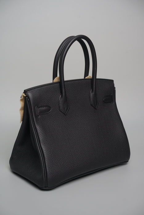 Hermes Birkin 30 in Black Togo Ghw (Brand New)